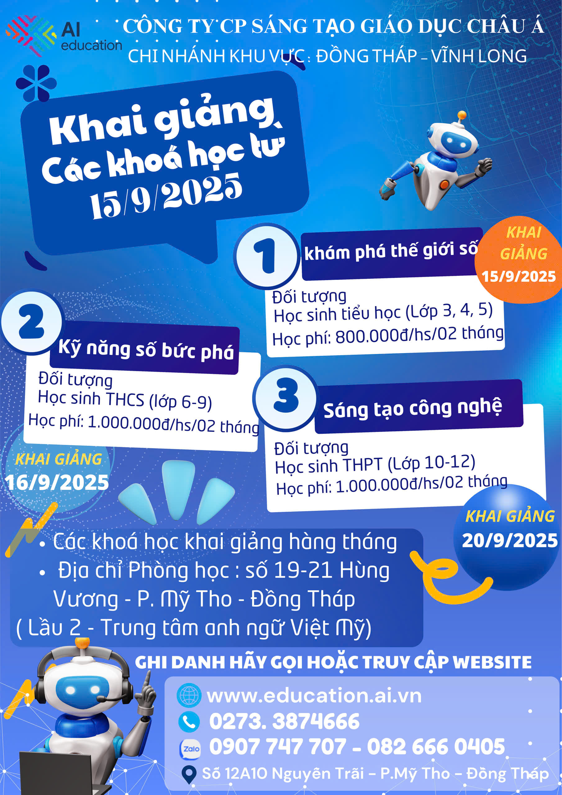 Thông báo chiêu sinh